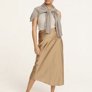 J.Crew Gwyneth Midi Slip Skirt - Size M NWT